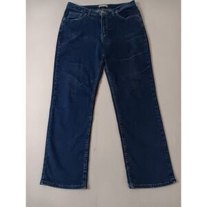 Riders by Lee Relaxed Fit Straight Leg Jeans Dark Wash Blue Denim 10P 130G186